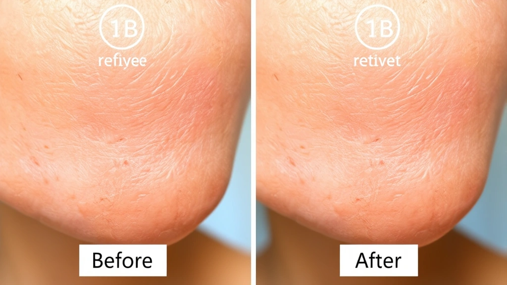 Before and after skin texture comparison showing refined pores and smoother skin surface, professional dermatological photography style, no text or labels visible