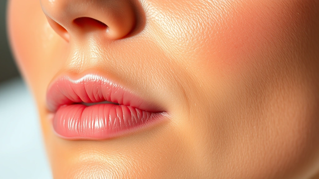 Close-up of radiant glowing skin texture after laser treatment, smooth refined complexion, warm natural lighting highlighting improved skin clarity and firmness