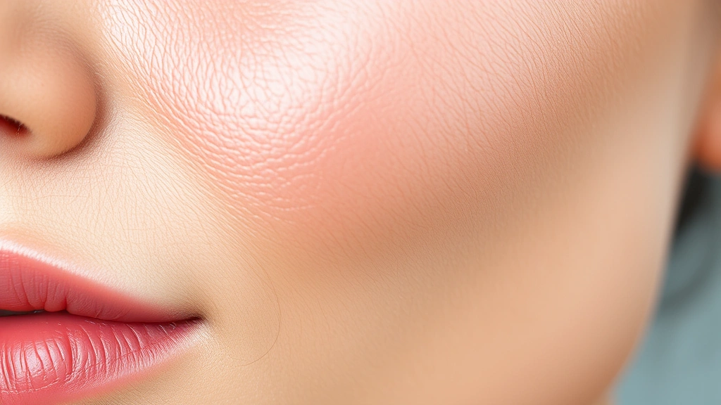 Close-up of healthy, glowing skin showing smooth texture and radiant complexion with visible moisture, professional skincare aesthetic, natural lighting highlighting skin luminosity, no makeup visible